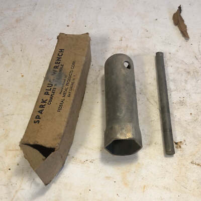 #ad Vintage original 1” spark plug removal tool Federal Metal Products