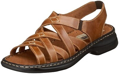 #ad NEW Josef Seibel Adrianna Womens Size EU 42 US 11 Buttero Brandy Leather Sandals