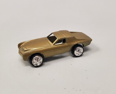 #ad Vintage Playart Peelers Mini Speedster Car Gold Large Rims Miniature $14.99