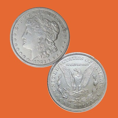 #ad ESTATE LOT 1 1921 Morgan Silver Dollar 90% Classic US Coin Bullion $32.95