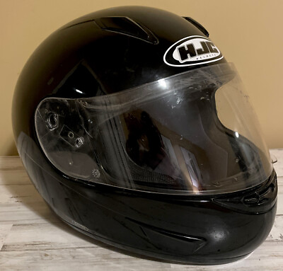 #ad Motorcycle Helmet HJC CL 15 Full Face XXL Black. DOT Certified READ