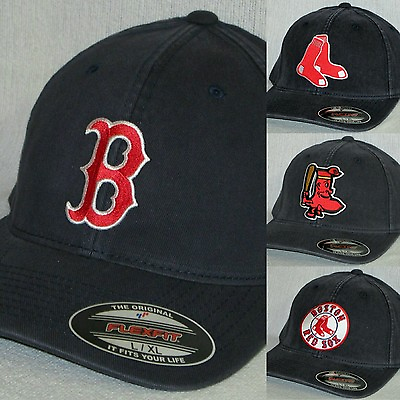 #ad Boston Red Sox quot;FLEXFITquot; CAP ✨HAT ✨CLASSIC MLB PATCH LOGO ✨4 Styles 3 Sizes ✨NEW