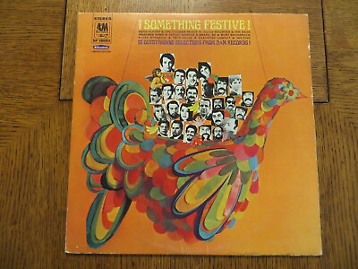 #ad Various – ¡Something Festive 1968 Aamp;M Records SP 19003 Vinyl LP VG VG