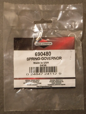 #ad New OEM Briggs and Stratton Genuine Service Part Governor Spring 690480