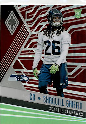#ad 2017 Phoenix #185 Shaquill Griffin Red NM M