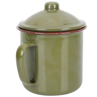 #ad Metal Coffee Cup Stainless Coffee Mug Enamel Travel Mug Camping Mug