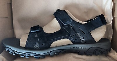 #ad Merrill Moab Drift 2 Brand New Mens strap Black or Brindle Sandals US Sizes