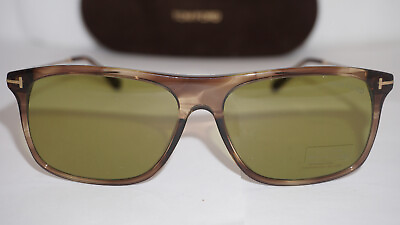 #ad TOM FORD New Sunglasses MAX 02 Brown Marble Green TF588 47N TFL 57 15 145