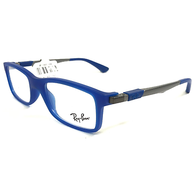#ad Ray Ban Kids Eyeglasses Frames RB1588 3655 Matte Blue Gunmetal 45 16 125
