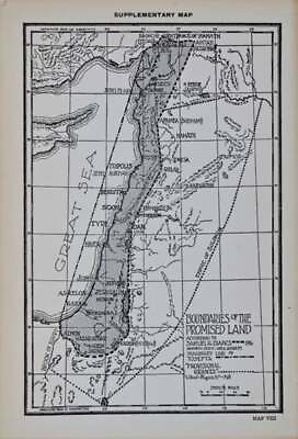 #ad Samuel Hillel Isaacs True Boundaries of the Holy Land as described in Numbers