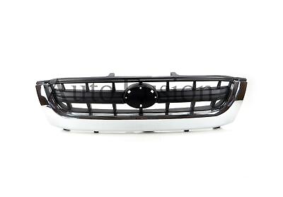 #ad Front Grille In Chrome Black For Toyota Hilux Rn14# Ln16# 2001 2005