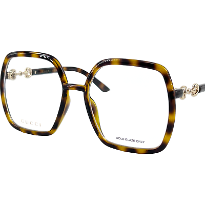 #ad #ad GUCCI GG0890O Women#x27;s Plastic Eyeglass Frame 002 Havana 55 19 Italy