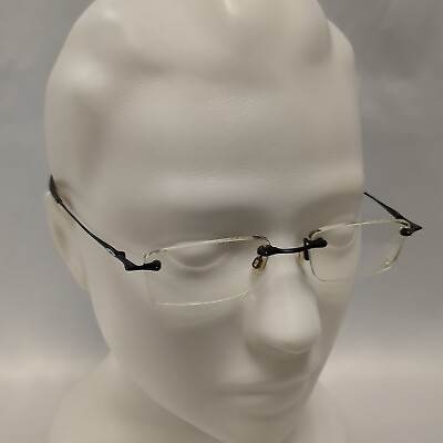 #ad Oakley Eyewear 31 Thirteen OX3113 0153 Rimless Black 53 18 133 Frames Only