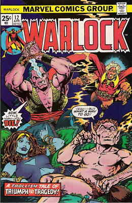 #ad Warlock 1st Series #12 FN; Marvel Adam Warlock Jim Starlin we combine ship