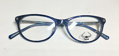 #ad Teka Eye Glasses frame brand new MEN WOMEN.614 COL.1 ELLA 51 16 140 $59.99