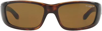 #ad Unisex Sunglasses Shiny Havana Frame Polarized Brown Classic B 15 Lenses 59MM