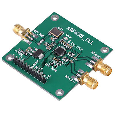 #ad ADF4351 35M 4.4GHz RF Source PLL Frequency Synthesizer 4 9V 5VDC EL HAN
