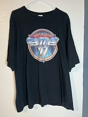 #ad RARE Vintage Authentic 1979 3XL quot;Van Halenquot; Logo World Tour T Shirt