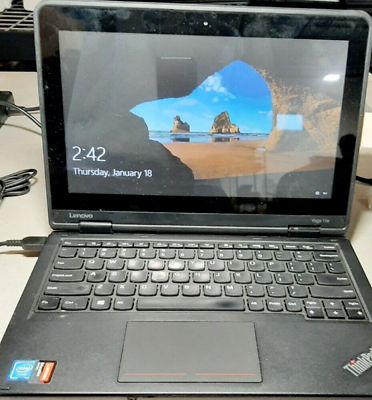 #ad Lenovo ThinkPad Yoga 11e Laptop Windows 11.6quot; Touch 4gb 128gb SSD *SEE PHOTOS*