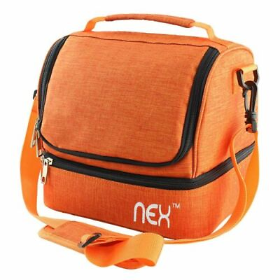 #ad Insulated Lunch Bag Adult Lunch Box for School Men Women Kids Leakproof Orange