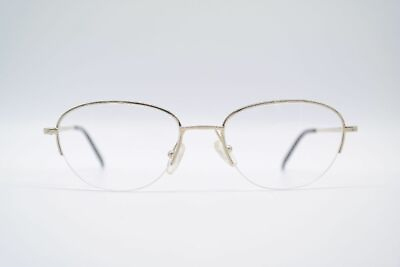 #ad Zwei 2004 023 52 18 135 Gold half Rim Glasses Frames Eyeglasses New