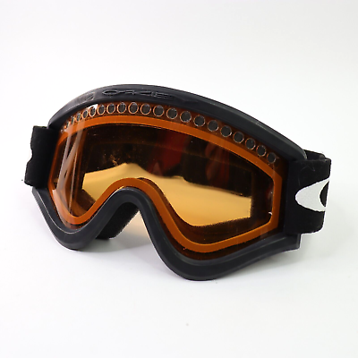 #ad Oakley USA E Frame Prizm Snow Goggles Amber Lenses Ski Snowboarding