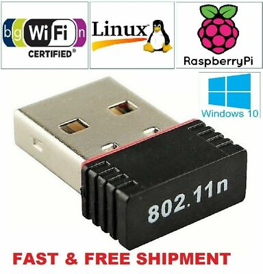 #ad New Realtek Mini USB Wireless 802.11B G N LAN Card WiFi Network Adapter RTL8188 $2.10