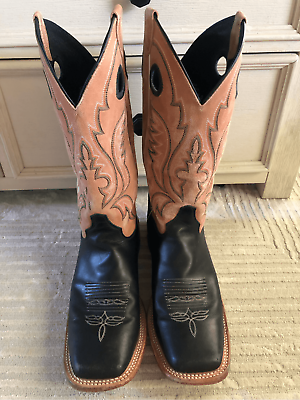#ad Justin Boot Stillwater Mens Made In USA Size 10 D