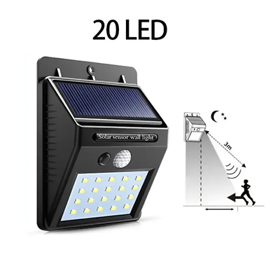 #ad LED Solar Light PIR Motion Sensor Wall Light Solar Lamp Outdoor Waterproof Solar