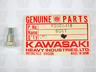 #ad Kawasaki NOS NEW 92001 115 Hex Head Bolt 6x14 Z1 KZ KZ1100 KZ1000 KZ900 KZ750