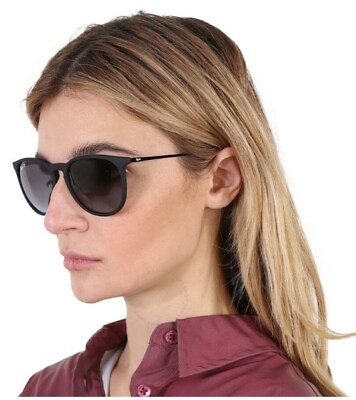 #ad EUC Ray Ban Erika Color Mix Polarized Grey Gradient Phantos Ladies Sunglasses
