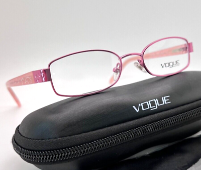 #ad #ad VOGUE VO 4047 5040 Women Optical Eyeglasses 47 17 130mm Pink 100% Authentic
