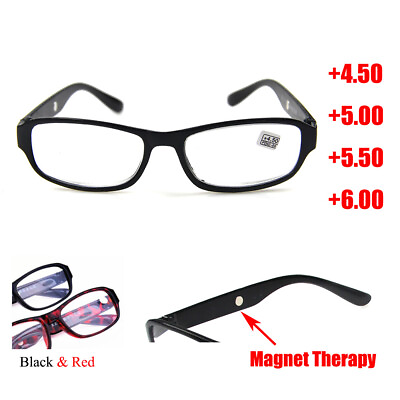 #ad Reading Glasses 4.5 5.0 5.5 6.0 Highly Strength Plastic Frame Quality Reader.