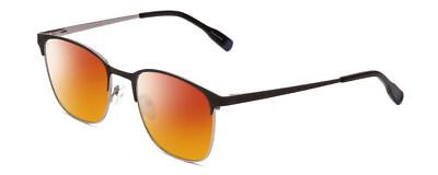 #ad Ernest Hemingway H4862 Unisex Cateye Polarize Sunglasses Satin Black Silver 52mm