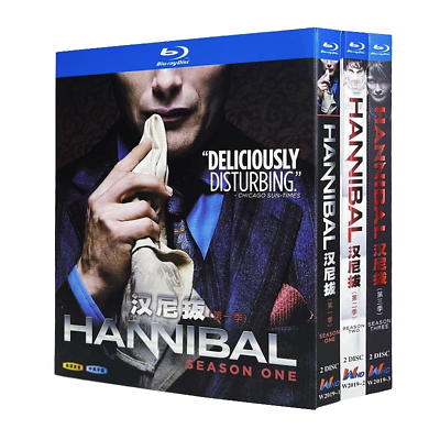 #ad Hannibal Season 1 3 2015 Brand New Boxed Blu ray HD TV series 6 Disc