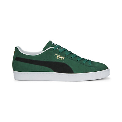 #ad Puma Suede Classic XXI 37491567 Mens Green Suede Lifestyle Sneakers Shoes