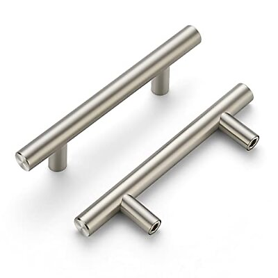 #ad 45 Pack 5quot; Kitchen Cabinet Pulls Stainless Steel Cupboard Handles 3quot; Center Hole