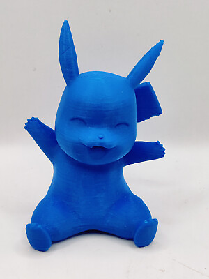 #ad Pokemon Pikachu Blue 3D Printing 4quot;