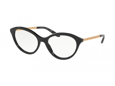 #ad Frames Eyeglasses Ralph Lauren Authentic RL6184 Black 5001