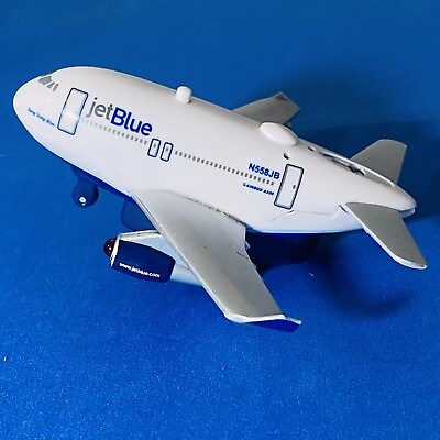 #ad JetBlue Pullback Airplane Plane Jet Toy Toytech Jet Blue $19.90