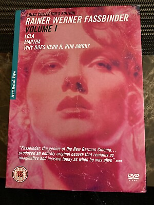 #ad Rainer Werner Fassbinder Volume 1 DVD 4 Disc Collector’s Edition Artificial Ey