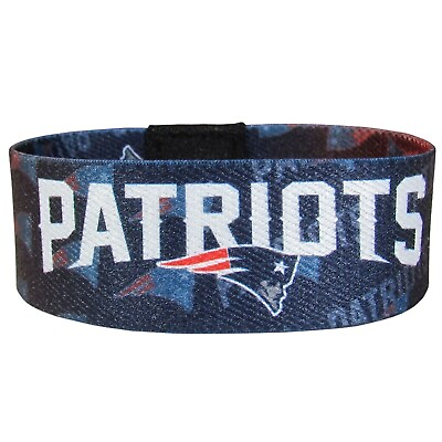 #ad New England Patriots Stretch Bracelet Licensed NFL Football