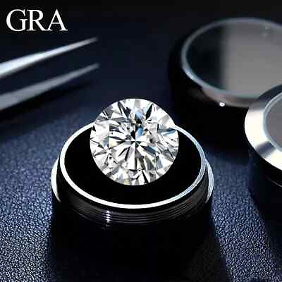 #ad 5.1 Ct Stones Round Brilliant Diamond Gemstones for Jewelry Making Gifts