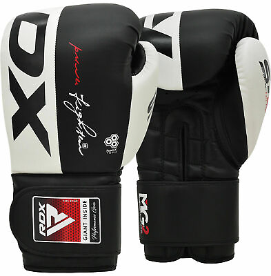 #ad Boxing Gloves by RDX Cowhide Leather Advance Closure Sparring Training Unisex