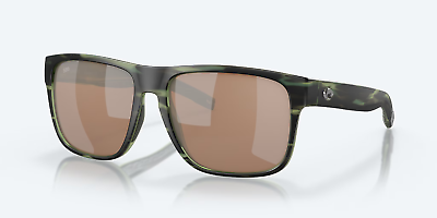 #ad Costa Del Mar Spearo XL Polarized Sunglasses 90130959 Matte Reef Copper Silver