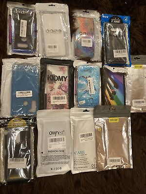 #ad NEW UNUSED Bulk Lot of 13 Samsung Galaxy A30 Mixed Phone Cases Various Styles