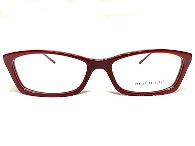 #ad NEW Burberry BE2129 3317 Womens Bordeaux Rectangle Eyeglasses Frames 53 15 140