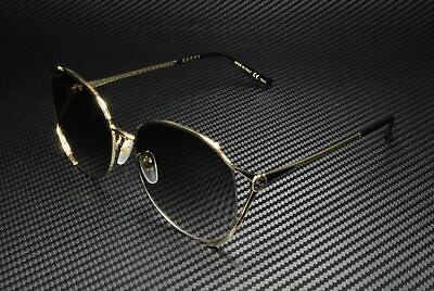 #ad #ad GUCCI GG0650SK 001 Round Oval Gold Black Women#x27;s Authentic Sunglasses 59 mm