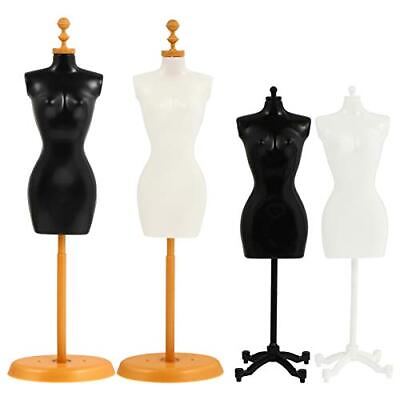 #ad Female Mannequin Torso 4 Pcs Dress Form Manikin Body With Base Stand Heavy Duty