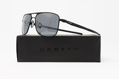 #ad Oakley Sunglasses Gauge 6 OO6038 Color 01 Powder Coal 57mm Prizm Black Lens NEW $149.99